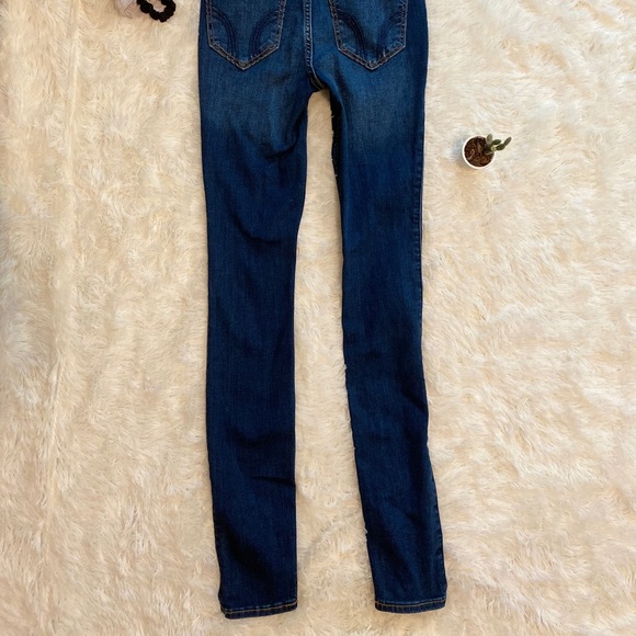 Dark blue Hollister skinny jeans - Picture 5 of 5
